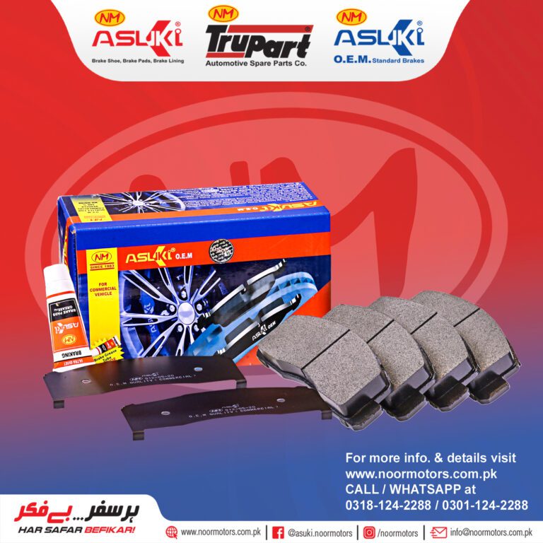 ASUKI CERAMIC & LOW METALLIC BRAKE PADS