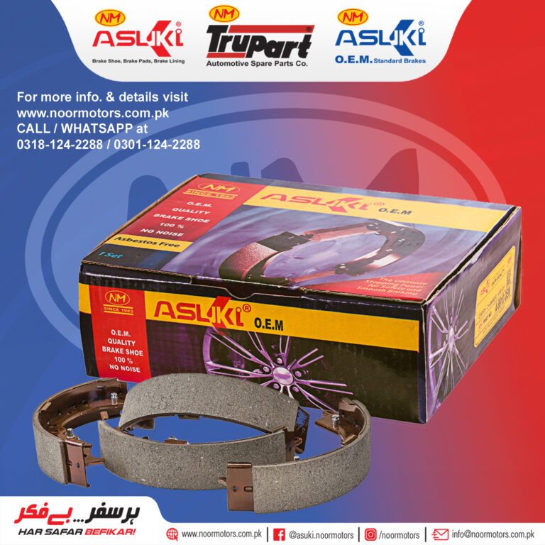 Asuki Ceramic and Low Metallic brake shoes